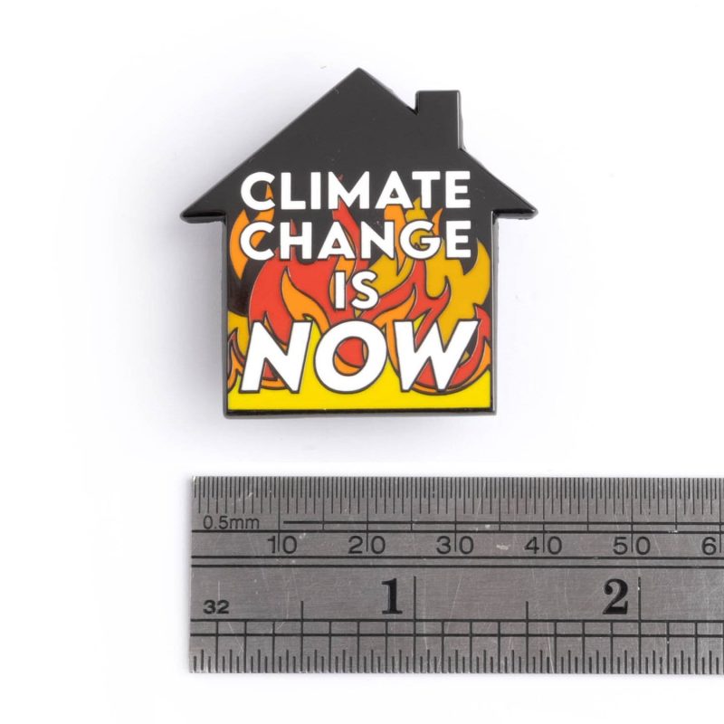 ClimateChangeisNowPinwithruler