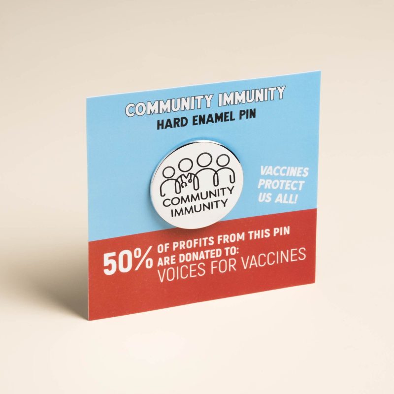 Community Immunity Badge on card