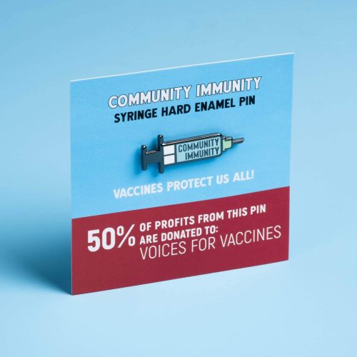 Community Immunity Syringe on card