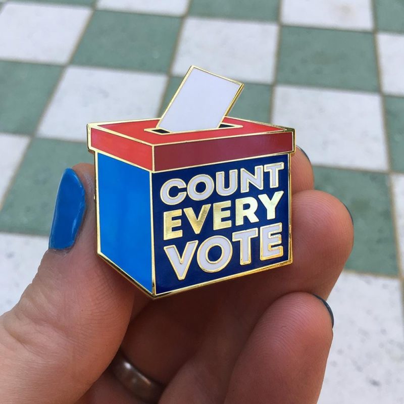 Count Every Vote Pin