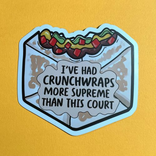 CrunchwrapCarMagnetonyellow2000x2000