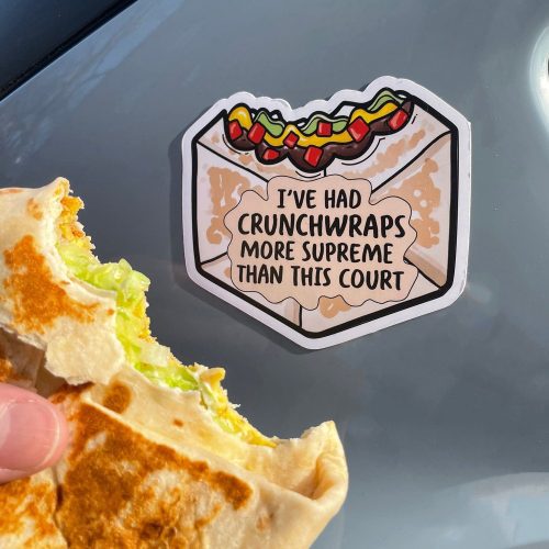 Crunchwrapcarmagnetwithcrunchwrap21500x1500