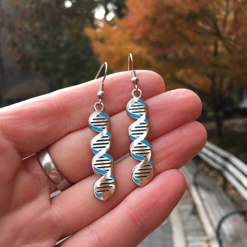 DNA Earrings on hand