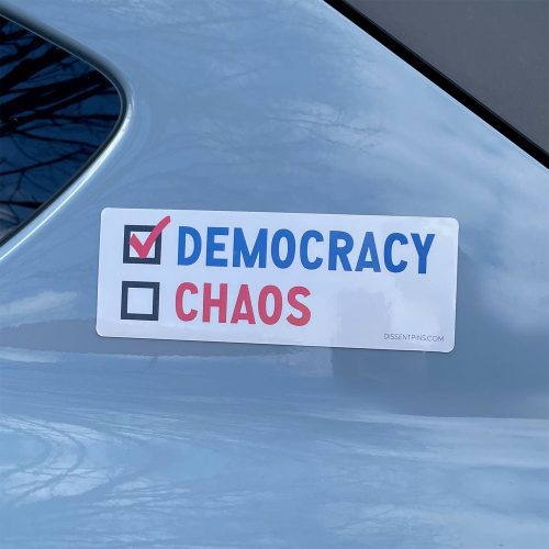 DemocracyvsChaosCarMagnetoncar1500x1500