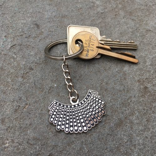 Dissent Collar Keychain with keys