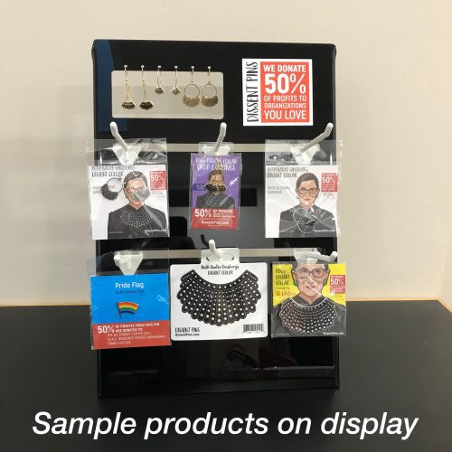 Earring Display with sample products