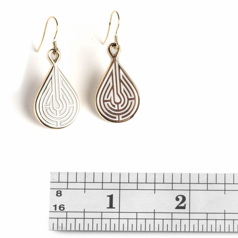 Half Nanosecond Earrings with ruler