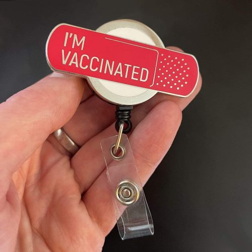 I mVaccinatedBadgeReelonhand1500x1500