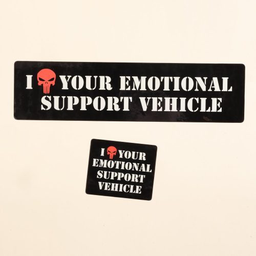 IheartYourEmotionalSupportVehicleBumperstickerandsmallstickeronbeige1500x1500