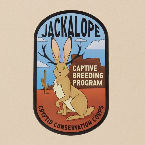 Jackalopestickeronbiege1500x1500 b0071d5d 93bf 4dcc 8724 4befc4befdff