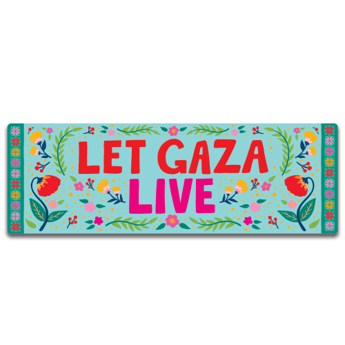 LetGazaLiveBumperStickerMock up1500x1500