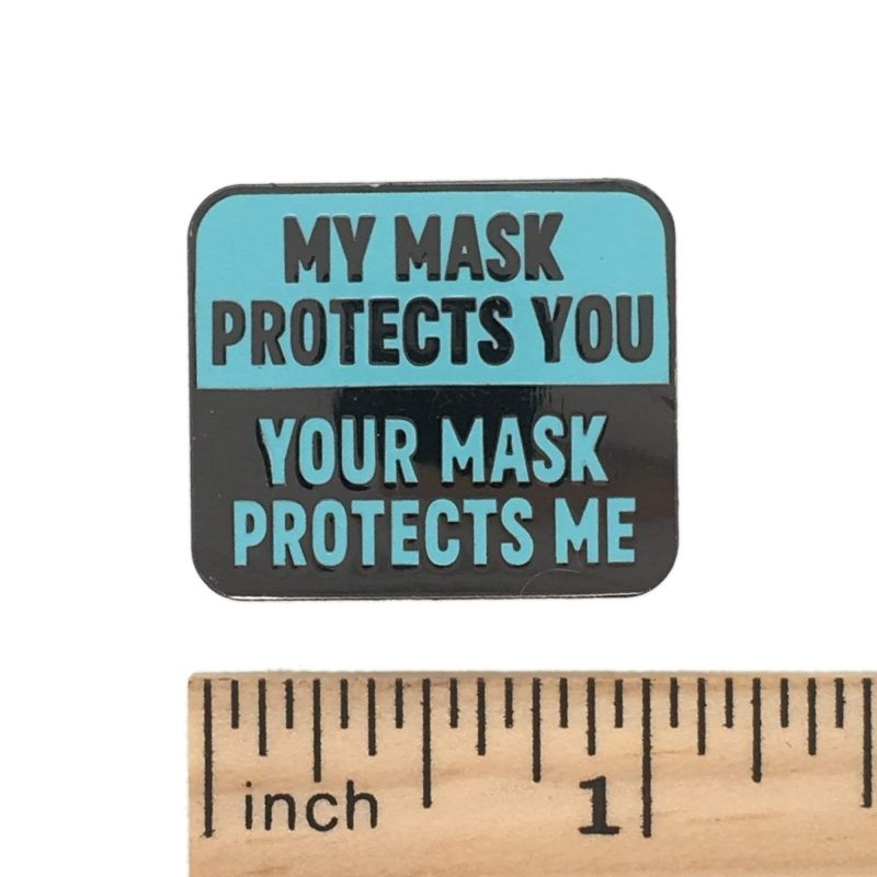 Mymaskprotectsyoumagnetwithruler