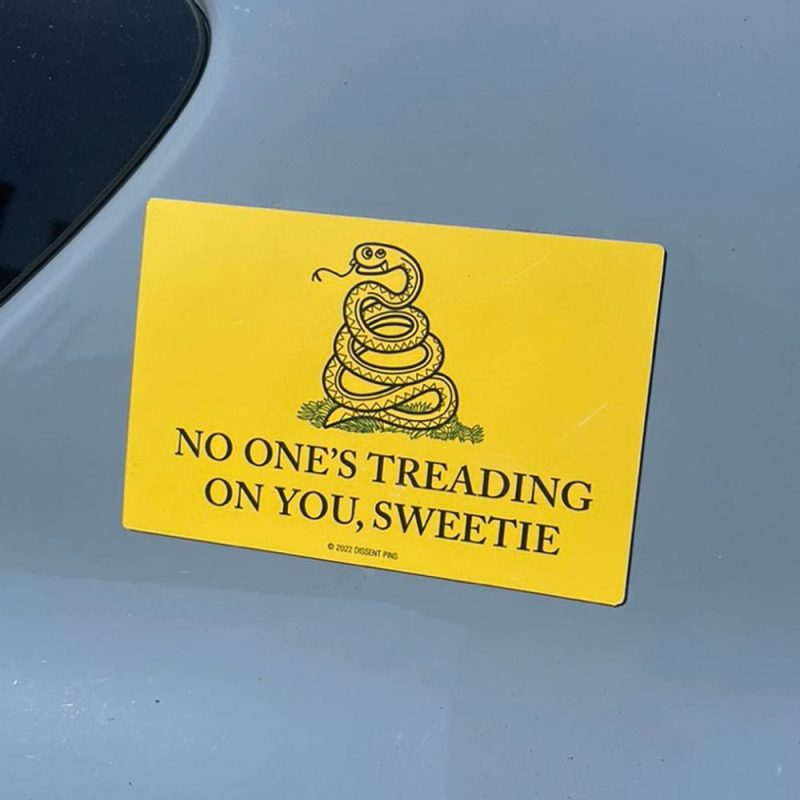 NoOne sTreadingOnYouSweetieCarMagnetoncar temp