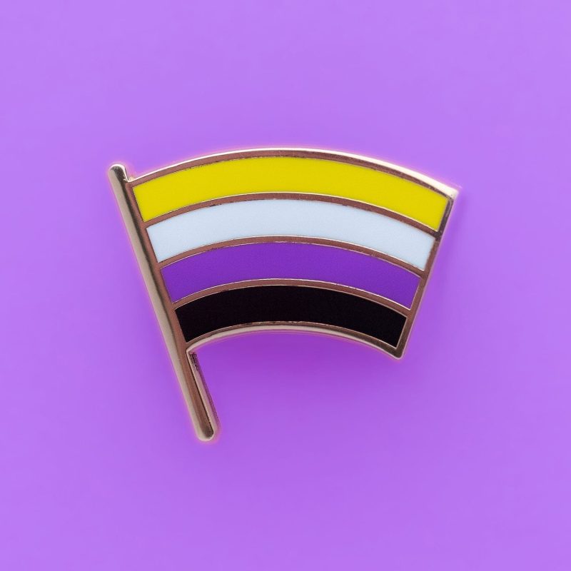 NonbinaryFlagPin Ashton