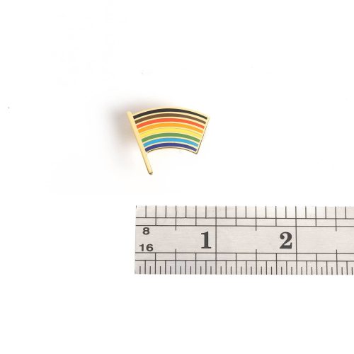 Philadelphia Pride Pin with ruler