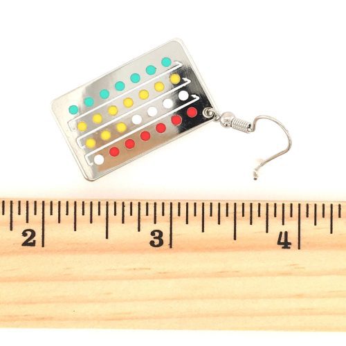 Pill Earrings Calendar Pack with ruler