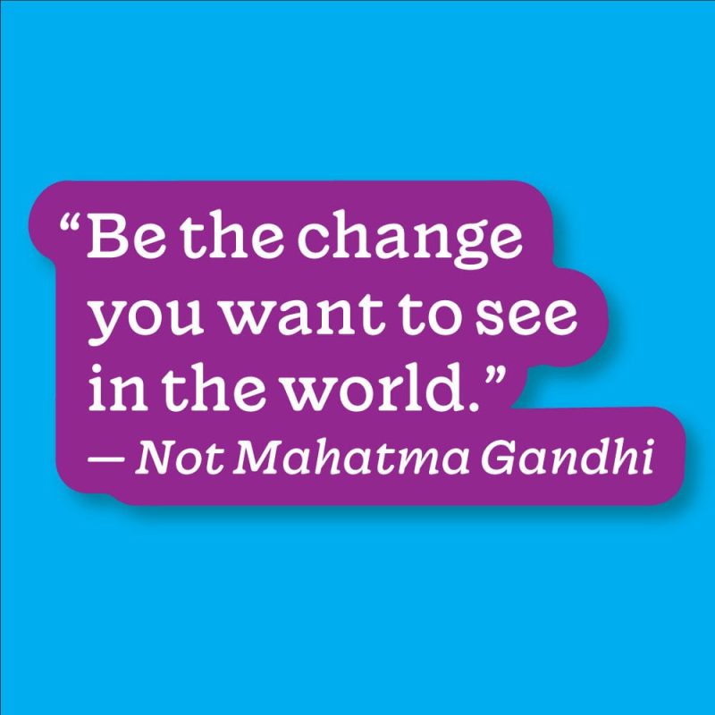 Quotes Gandhi Mock up