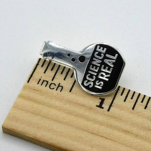 Science is Real Pin on ruler 600x600