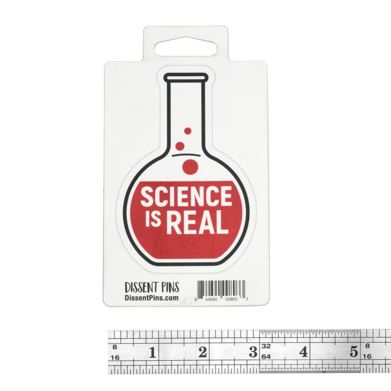 ScienceisRealSticker White Ruler