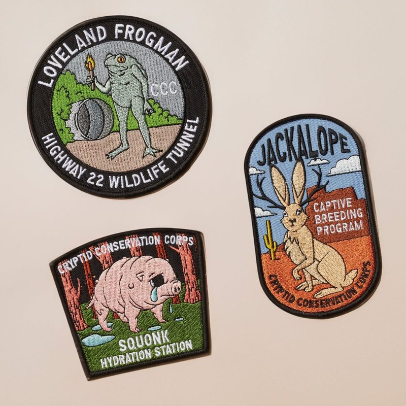 SquonkFrogmanandJackalopepatches