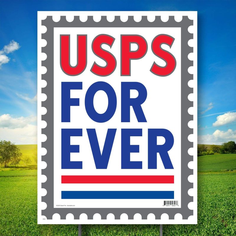 USPSForeverYardSignongrass