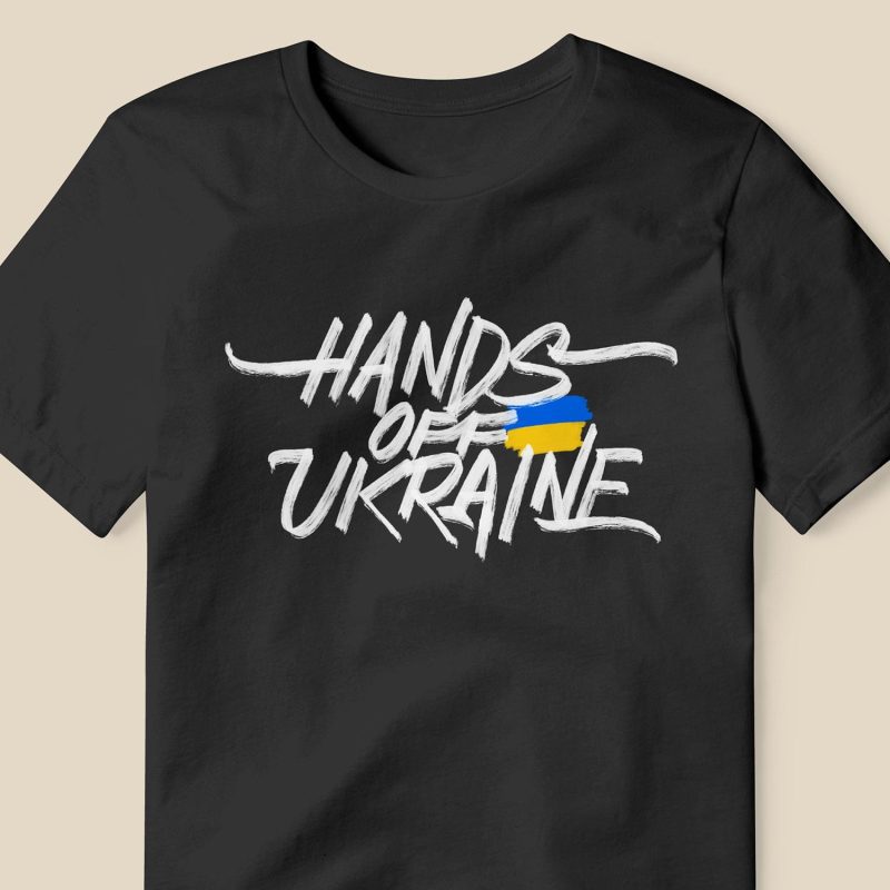 Ukraine T shirt B Tubik Hands Off Ukraineclose