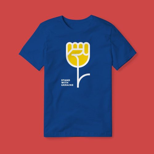 Ukraine T shirt C Mykola Kovalenko Flower Fist 1500x1500 1