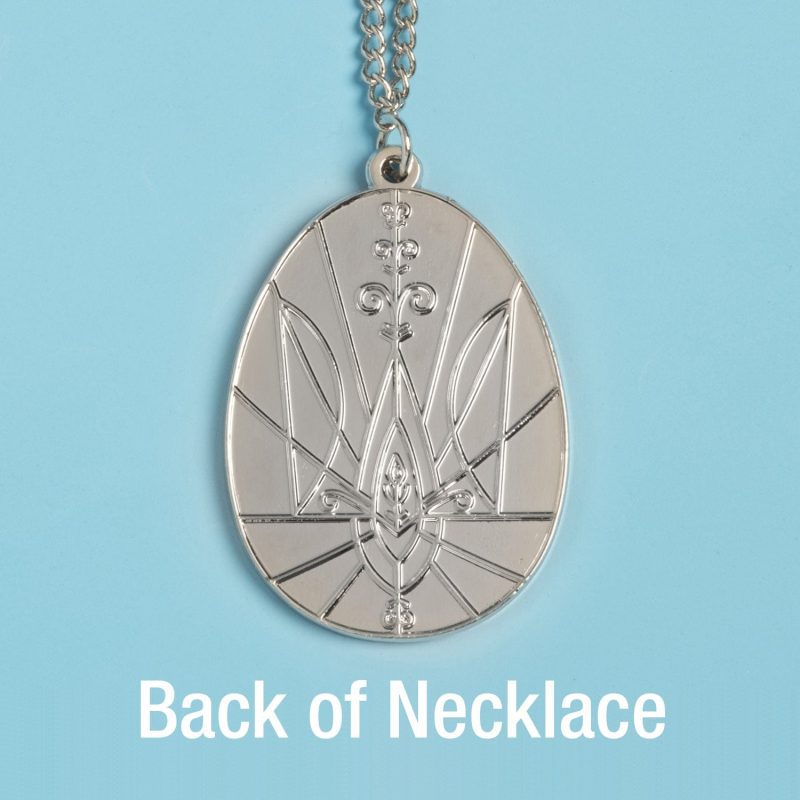 UkraineEggNecklace Trident Silverback