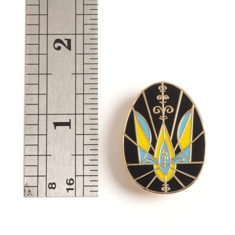 UkraineEggPin Trident Goldwithruler