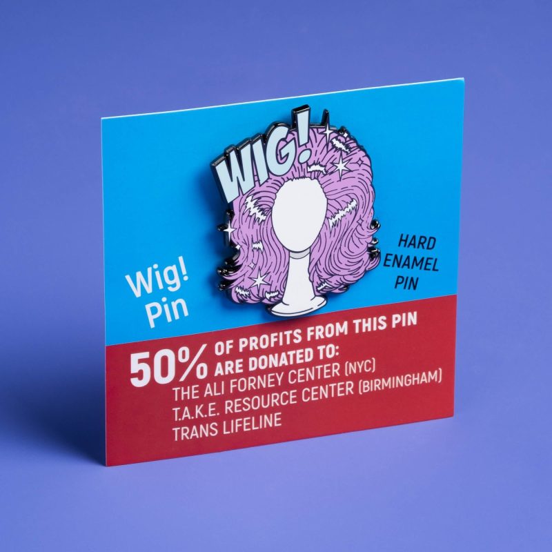 Wig Pin on card