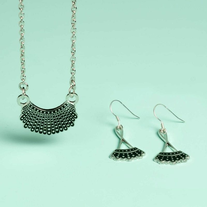 drop earrings necklace